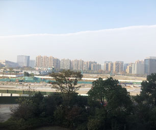 杭州天空刷屏，杭州上空出现“奶盖云”！
