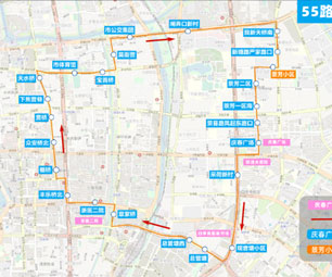 杭州市中心多条公交线路有调整！