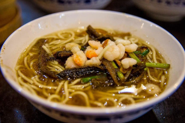 虾爆鳝面