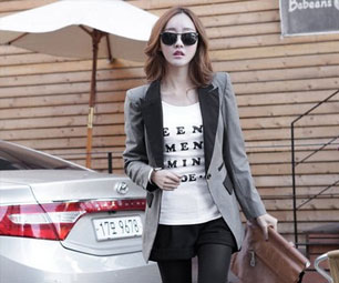 春天穿小西装，藏肉又提气