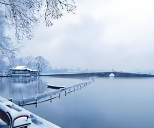 西湖十景《断桥残雪》