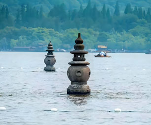 西湖十景《三潭印月》（小瀛洲） - 历史遗迹
