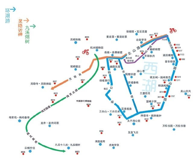 骑行路线推荐