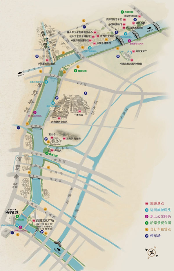 游览路线导图