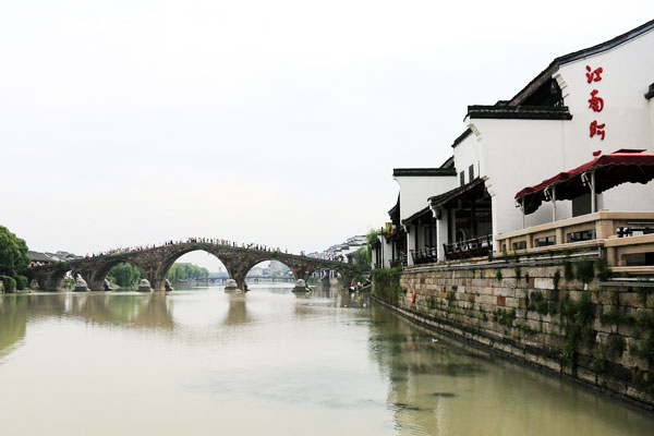 江南水乡塘栖村