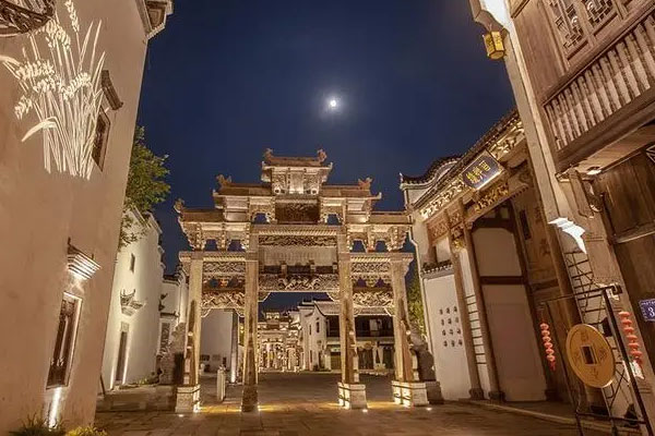 文渊狮城景区夜景